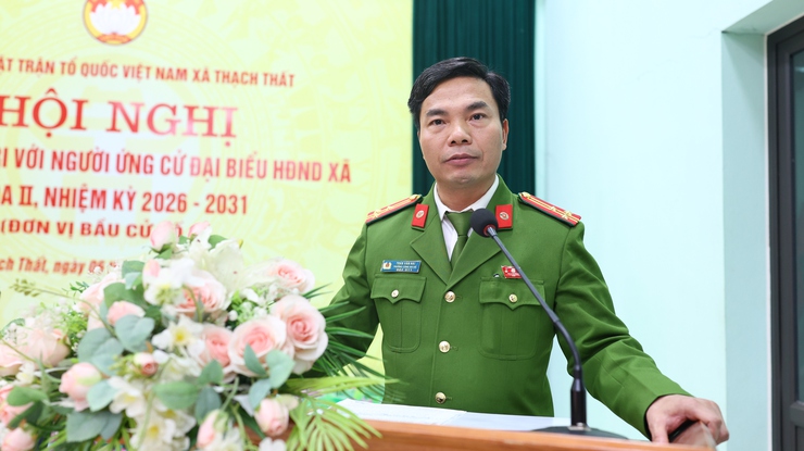 Xã Thạch Thất tổ chức hội nghị tiếp xúc cử tri với người ứng cử đại biểu HĐND xã nhiệm kỳ 2026 – 2031 tại đơn vị bầu cử số 1- Ảnh 4.