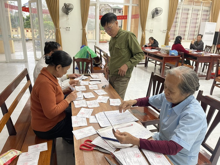 Xã Ứng Thiên sẵn sàng cho ngày hội bầu cử- Ảnh 2.