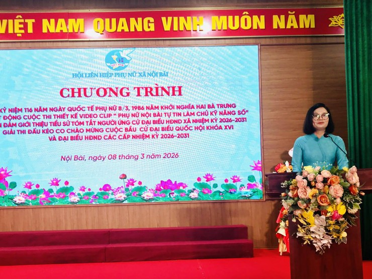 HỘI LHPN XÃ NỘI BÀI TỔ CHỨC CHƯƠNG TRÌNH KỶ NIỆM NGÀY QUỐC TẾ PHỤ NỮ 8/3- Ảnh 4.