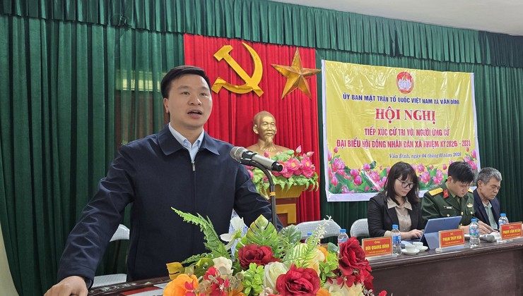 Vân Đình hoàn thành tiếp xúc cử tri với 42 ứng cử viên đại biểu HĐND xã Vân Đình khóa II, nhiệm kỳ 2026–2031- Ảnh 6.