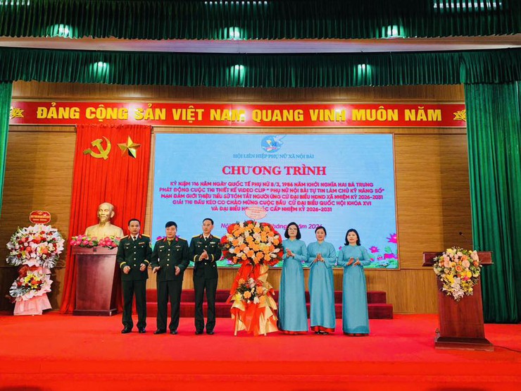 HỘI LHPN XÃ NỘI BÀI TỔ CHỨC CHƯƠNG TRÌNH KỶ NIỆM NGÀY QUỐC TẾ PHỤ NỮ 8/3- Ảnh 6.