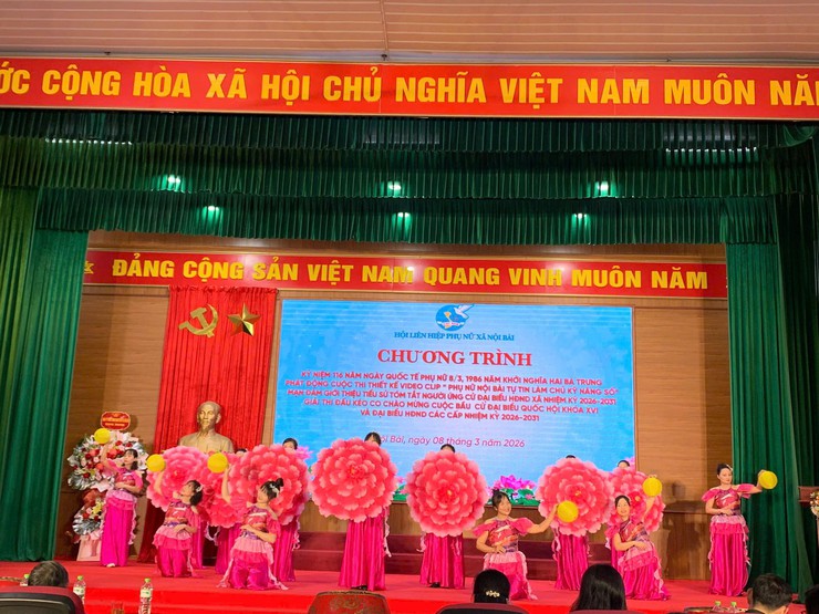 HỘI LHPN XÃ NỘI BÀI TỔ CHỨC CHƯƠNG TRÌNH KỶ NIỆM NGÀY QUỐC TẾ PHỤ NỮ 8/3- Ảnh 9.