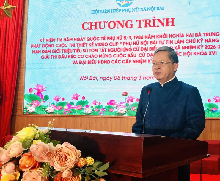 HỘI LHPN XÃ NỘI BÀI TỔ CHỨC CHƯƠNG TRÌNH KỶ NIỆM NGÀY QUỐC TẾ PHỤ NỮ 8/3- Ảnh 1.