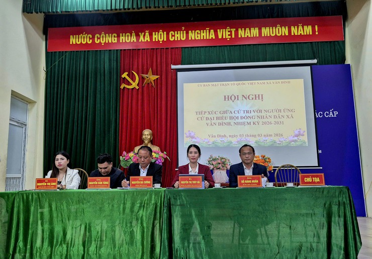 Vân Đình hoàn thành tiếp xúc cử tri với 42 ứng cử viên đại biểu HĐND xã Vân Đình khóa II, nhiệm kỳ 2026–2031- Ảnh 2.