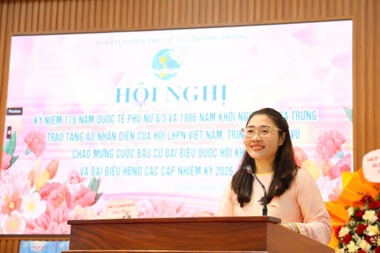 Xã Chương Dương tổ chức hội nghị kỷ niệm ngày Quốc tế phụ nữ 8/3 và 1986 năm Khởi nghĩa Hai Bà Trưng
- Ảnh 2.
