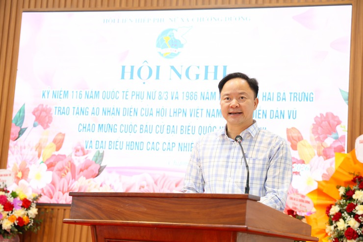 Xã Chương Dương tổ chức hội nghị kỷ niệm ngày Quốc tế phụ nữ 8/3 và 1986 năm Khởi nghĩa Hai Bà Trưng
- Ảnh 5.