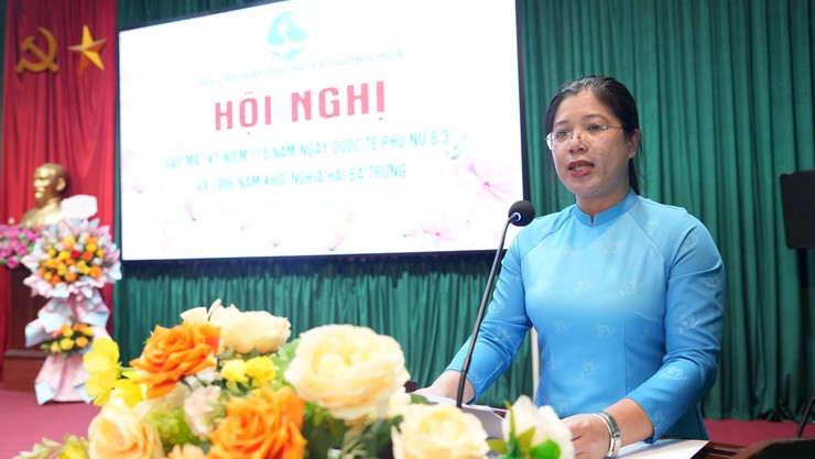 Hội LHPN xã Dương Hoà gặp mặt kỷ niệm 116 năm ngày Quốc tế Phụ nữ 08/3- Ảnh 9.