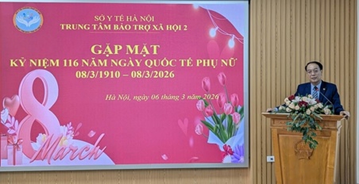 Trung tâm Bảo trợ xã hội 2 Hà Nội tổ chức gặp mặt, chúc mừng nhân dịp Ngày Quốc tế Phụ nữ 8/3- Ảnh 1.