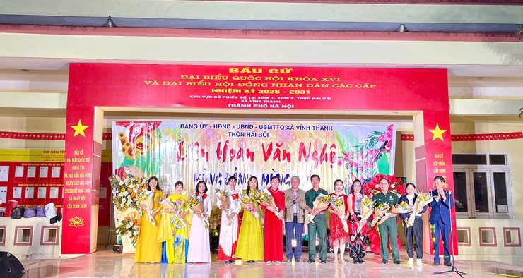 Thôn Hải Bối tổ chức Liên hoan văn nghệ mừng Đảng – mừng Xuân năm 2026- Ảnh 2.