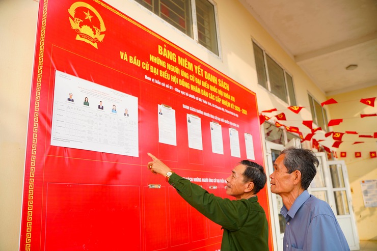 Xã Chuyên Mỹ náo nức hướng về ngày hội non sông- Ảnh 1.