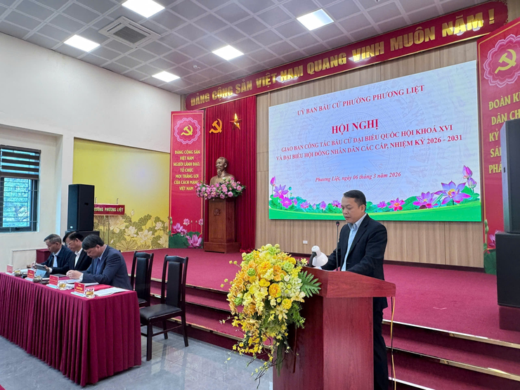 Hội nghị giao ban công tác bầu cử - Ảnh 2.