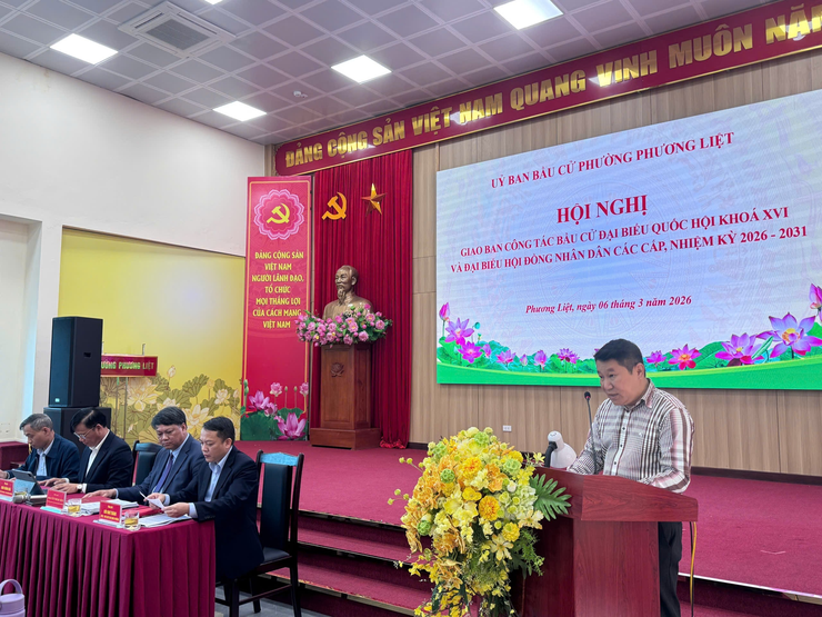 Hội nghị giao ban công tác bầu cử - Ảnh 3.