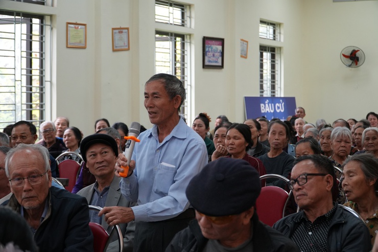 Các ứng cử viên tại đơn vị bầu cử số 5 tiếp xúc cử tri, vận động bầu cử đại biểu HĐND xã, nhiệm kỳ 2026 - 2031- Ảnh 4.