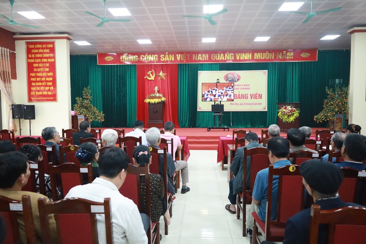 Xã Minh Châu tham dự hội nghị toàn quốc quán triệt, triển khai Nghị quyết 79 và 80: Nói là làm, làm nhanh, làm hiệu quả.- Ảnh 4.