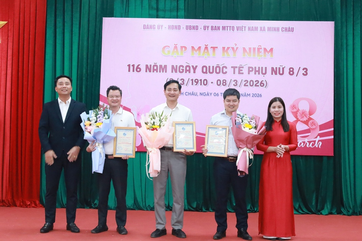 "Minh Châu gặp mặt, tôn vinh nữ cán bộ nhân kỷ niệm Ngày Quốc tế Phụ nữ 8/3"- Ảnh 5.