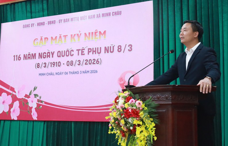 "Minh Châu gặp mặt, tôn vinh nữ cán bộ nhân kỷ niệm Ngày Quốc tế Phụ nữ 8/3"- Ảnh 3.