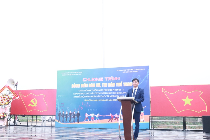 Sôi nổi các hoạt động của Phụ nữ xã Minh Châu chào mừng Ngày Quốc tế Phụ nữ 8/3.- Ảnh 2.