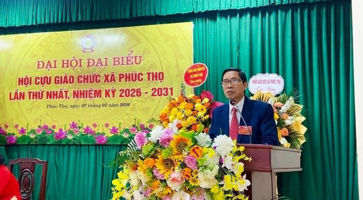 Đại hội đại biểu Hội Cựu giáo chức xã Phúc Thọ lần thứ I, nhiệm kỳ 2026-2031 thành công tốt đẹp- Ảnh 2.