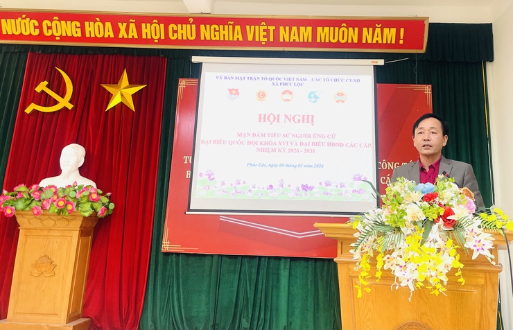 Xã Phúc Lộc tổ chức Hội nghị triển khai Kế hoạch sinh hoạt cộng đồng và mạn đàm tiểu sử người ứng cử đại biểu Quốc hội khoá XVI và HĐND các cấp, nhiệm kỳ 2026-2031- Ảnh 5.