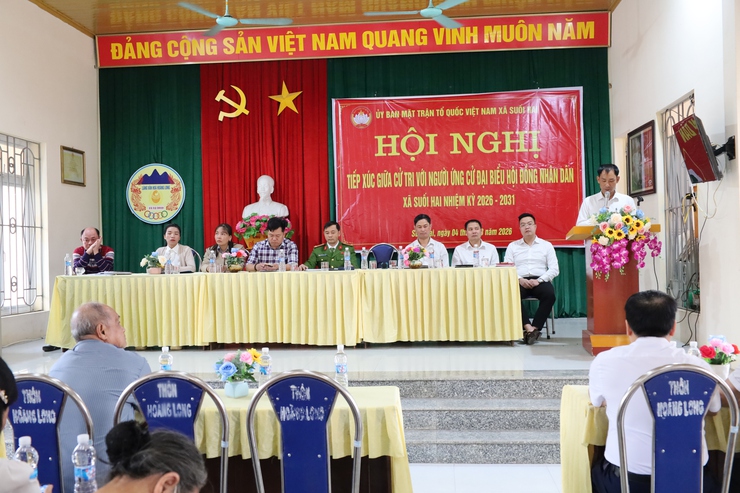 Xã Suối Hai tổ chức các hội nghị tiếp xúc cử tri với ứng cử viên đại biểu HĐND nhiệm kỳ 2026-2031- Ảnh 4.