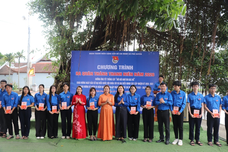 Đoàn xã Phú Xuyên ra quân Tháng Thanh niên năm 2026- Ảnh 6.