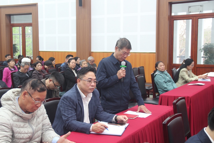 Phường Long Biên họp giao ban Ban Dư luận xã hội và các tổ vận gắn với công tác bầu cử- Ảnh 8.