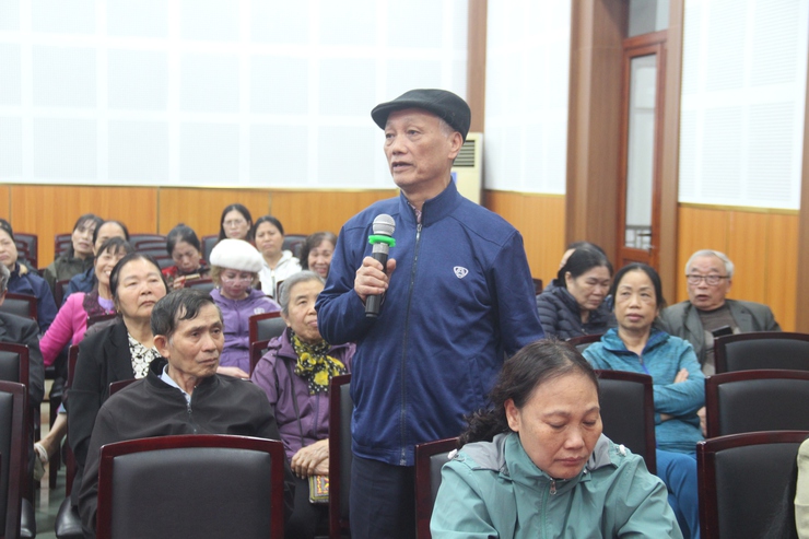 Phường Long Biên họp giao ban Ban Dư luận xã hội và các tổ vận gắn với công tác bầu cử- Ảnh 6.