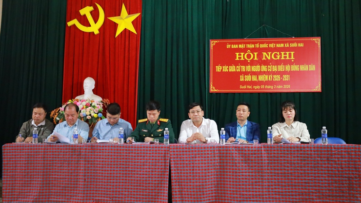 Xã Suối Hai tổ chức các hội nghị tiếp xúc cử tri với ứng cử viên đại biểu HĐND nhiệm kỳ 2026-2031- Ảnh 3.
