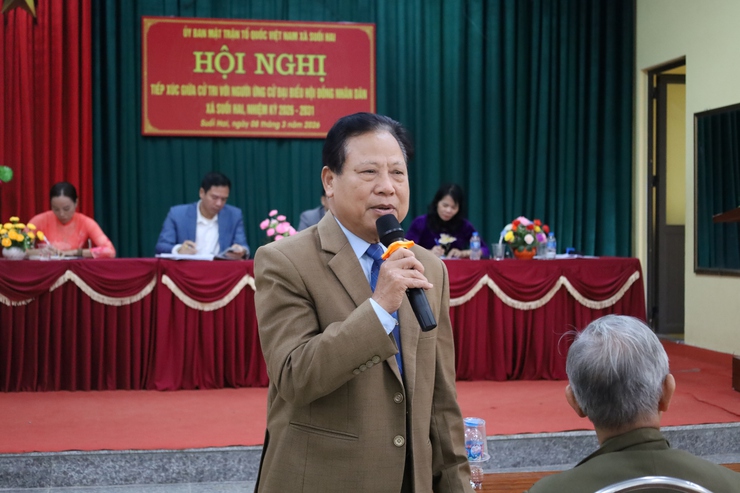 Xã Suối Hai tổ chức các hội nghị tiếp xúc cử tri với ứng cử viên đại biểu HĐND nhiệm kỳ 2026-2031- Ảnh 7.