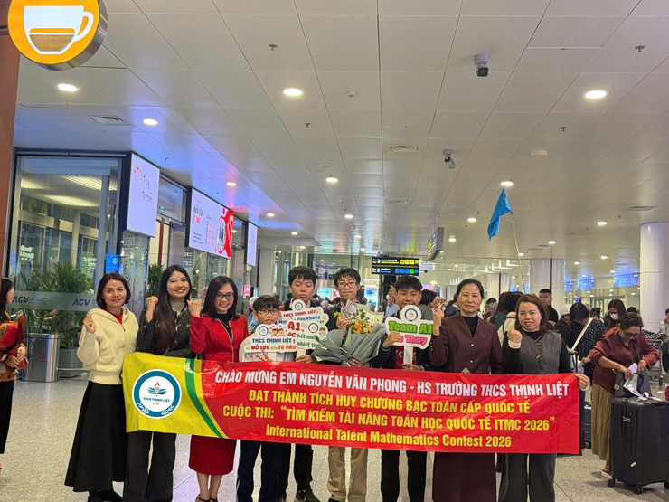 HỌC SINH TỎA SÁNG VỚI HUY CHƯƠNG BẠC TẠI CUỘC THI "TÌM KIẾM TÀI NĂNG TOÁN HỌC QUỐC TẾ ITMC 2026"- Ảnh 4.