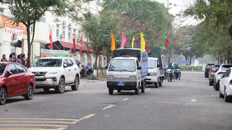 Xã Quang Minh ra quân hưởng ứng Năm An toàn giao thông 2026- Ảnh 4.