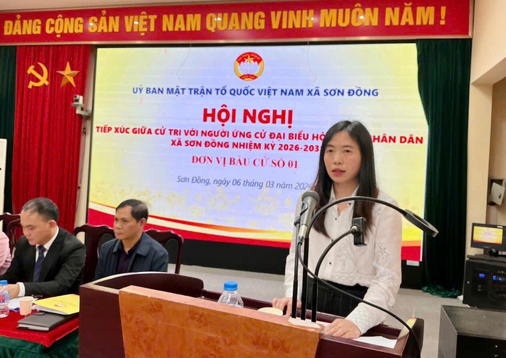 Các ứng cử viên tại đơn vị bầu cử số 01, 03, 07 tiếp xúc cử tri và vận động bầu cử đại biểu HĐND xã Sơn Đồng nhiệm kỳ 2026 – 2031- Ảnh 5.