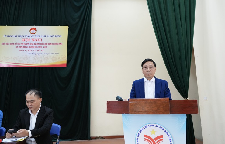 Ứng cử viên đơn vị bầu cử số 02 tiếp xúc cử tri và vận động bầu cử đại biểu HĐND xã Sơn Đồng nhiệm kỳ 2026 - 2031- Ảnh 7.