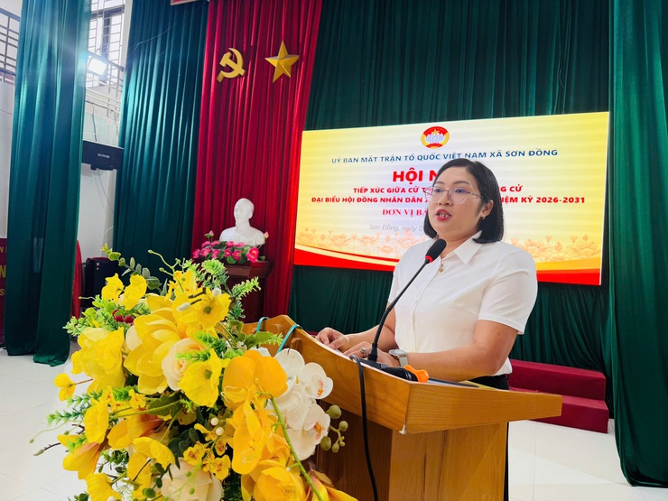 Các ứng cử viên tại đơn vị bầu cử số 01, 03, 07 tiếp xúc cử tri và vận động bầu cử đại biểu HĐND xã Sơn Đồng nhiệm kỳ 2026 – 2031- Ảnh 16.