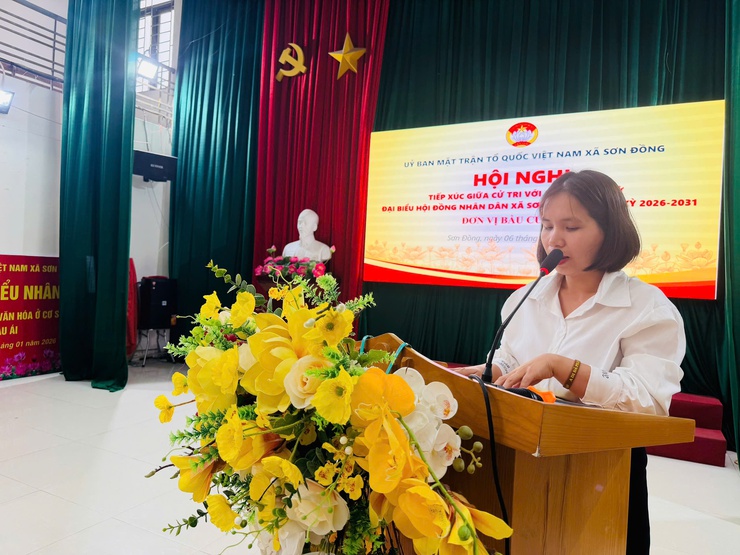 Các ứng cử viên tại đơn vị bầu cử số 01, 03, 07 tiếp xúc cử tri và vận động bầu cử đại biểu HĐND xã Sơn Đồng nhiệm kỳ 2026 – 2031- Ảnh 17.