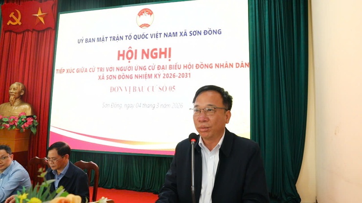 Ứng cử viên đơn vị bầu cử số 5 tiếp xúc cử tri và vận động bầu cử đại biểu HĐND xã Sơn Đồng nhiệm kỳ 2026 – 2031- Ảnh 6.