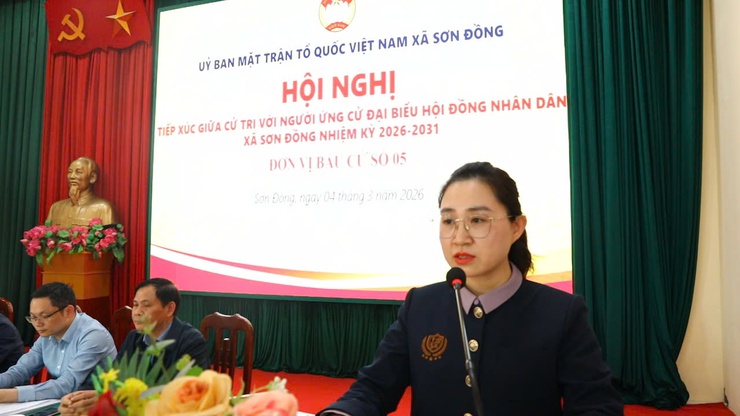 Ứng cử viên đơn vị bầu cử số 5 tiếp xúc cử tri và vận động bầu cử đại biểu HĐND xã Sơn Đồng nhiệm kỳ 2026 – 2031- Ảnh 7.