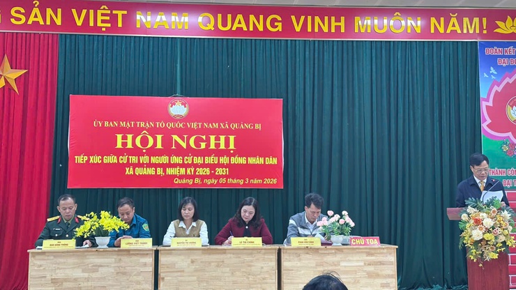 Cụm ảnh các ứng cử viên Đơn vị bầu cử số 06 tiếp xúc cử tri, vận động bầu cử tại các thôn: Bài Trượng, An Hiền, Trại Trung - Ảnh 10.