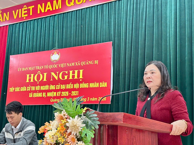 Cụm ảnh các ứng cử viên Đơn vị bầu cử số 06 tiếp xúc cử tri, vận động bầu cử tại các thôn: Bài Trượng, An Hiền, Trại Trung - Ảnh 3.