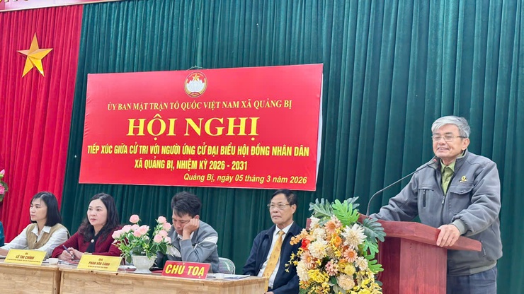 Cụm ảnh các ứng cử viên Đơn vị bầu cử số 06 tiếp xúc cử tri, vận động bầu cử tại các thôn: Bài Trượng, An Hiền, Trại Trung - Ảnh 11.