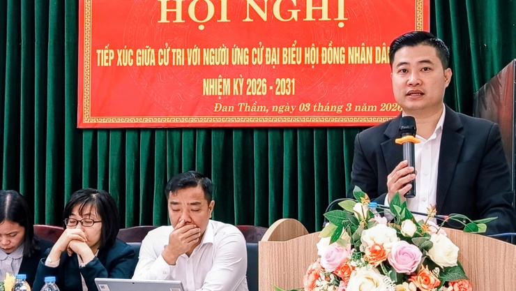 Cử tri thôn Đan Thầm tiếp xúc ứng cử viên đại biểu HĐND xã Tam Hưng- Ảnh 3.