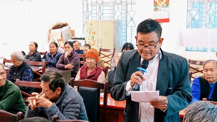 Cử tri thôn Đan Thầm tiếp xúc ứng cử viên đại biểu HĐND xã Tam Hưng- Ảnh 4.