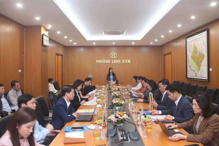 Phường Long Biên tiếp Đoàn giám sát của Ủy ban MTTQ Việt Nam Thành phố Hà Nội về công tác bầu cử- Ảnh 5.