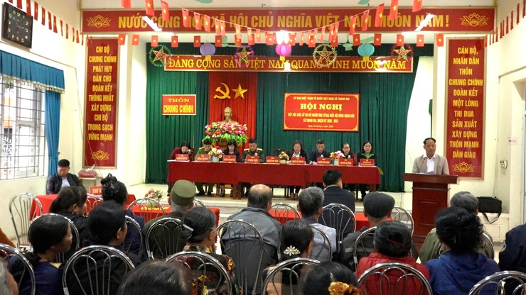 TIẾP XÚC CỬ TRI – VẬN ĐỘNG BẦU CỬ ĐẠI BIỂU HĐND XÃ THANH OAI KHOÁ II, NHIỆM KỲ 2026 - 2031 TẠI ĐƠN VỊ BẦU CỬ SỐ 05 - THÔN CHUNG CHÍNH- Ảnh 11.