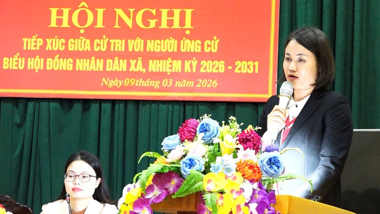  CÁC ỨNG CỬ VIÊN ĐƠN VỊ BẦU CỬ SỐ 5 TIẾP XÚC CỬ TRI THÔN PHÚC THỤY - Ảnh 5.