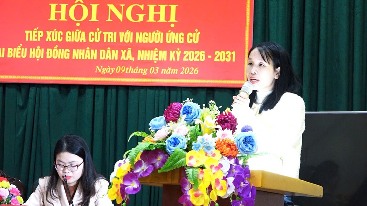  CÁC ỨNG CỬ VIÊN ĐƠN VỊ BẦU CỬ SỐ 5 TIẾP XÚC CỬ TRI THÔN PHÚC THỤY - Ảnh 7.