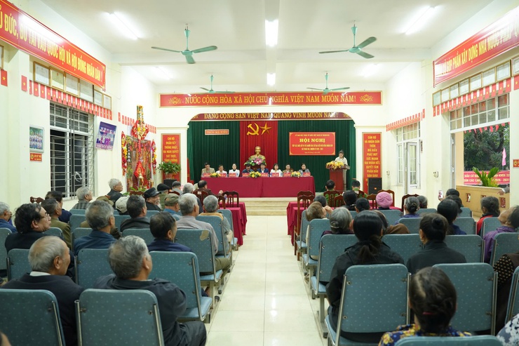 Cử tri thôn Mã Kiều đặt niềm tin vào các ứng cử viên đại biểu HĐND xã, nhiệm kỳ 2026-2031- Ảnh 1.