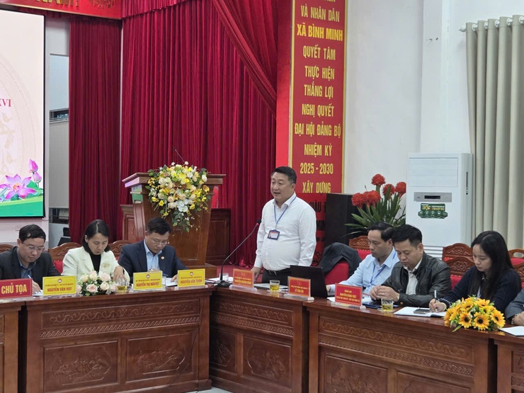 UBMTTQ Việt nam xã Bình Minh tổ chức hội nghị toạ đàm về công tác bầu cử đại biểu quốc hội khoá XVI và đại biểu HĐND các cấp nhiệm kỳ 2026- 2031- Ảnh 6.