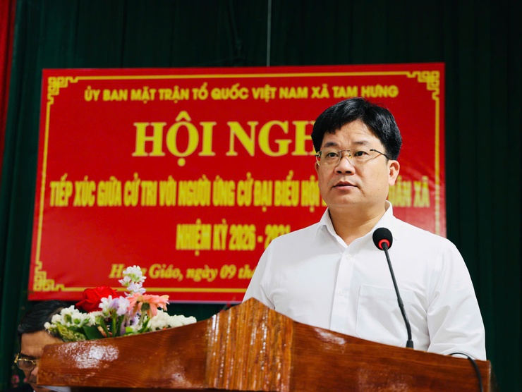 Tiếp xúc cử tri vận động bầu cử tại đơn vị bầu cử số 1- Ảnh 5.