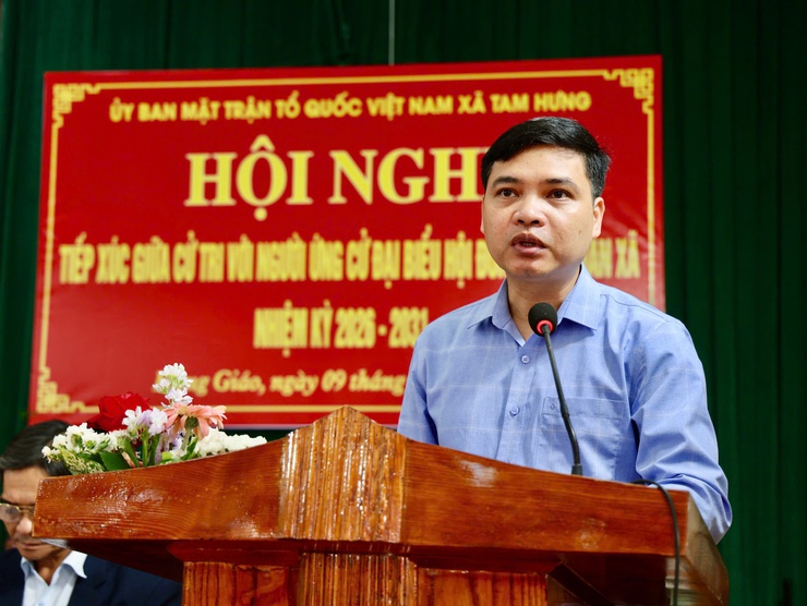 Tiếp xúc cử tri vận động bầu cử tại đơn vị bầu cử số 1- Ảnh 6.